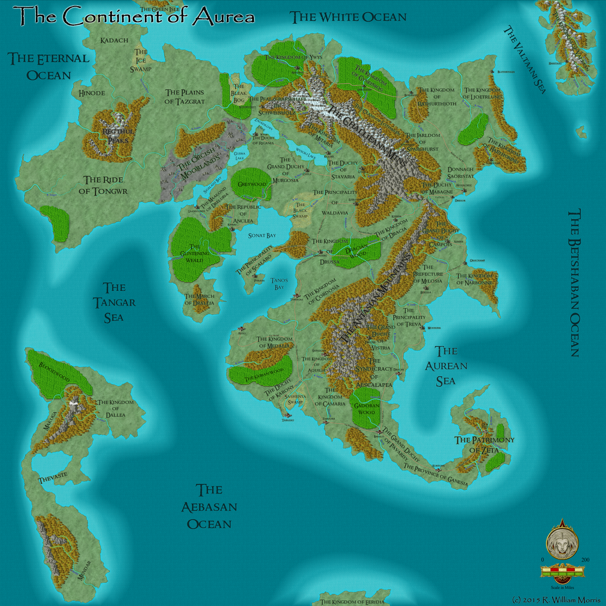 Geography of Aurea - FeyworldWiki